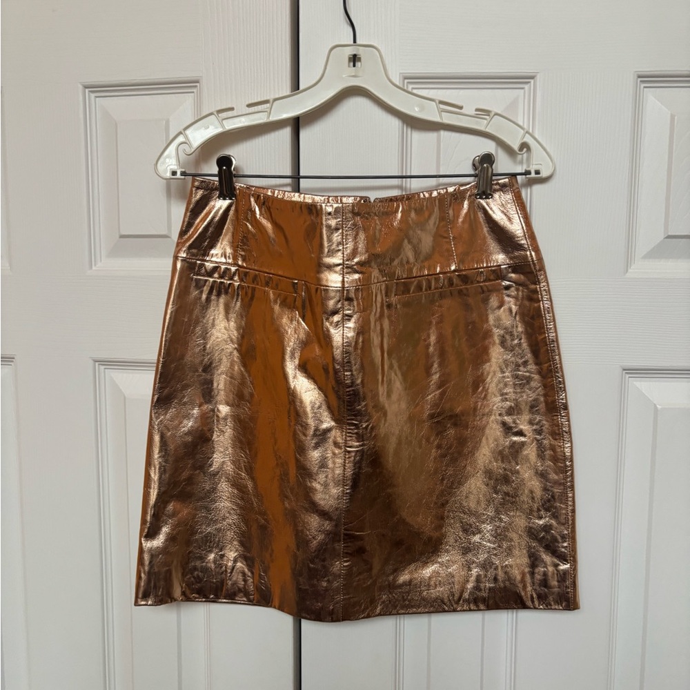 Melissa Nepton Metallic Rose Skirt
